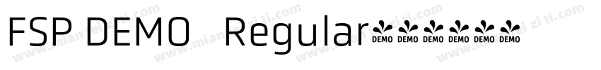 FSP DEMO   Regular字体转换